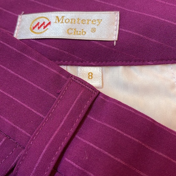 Ladies Capri Golf Pants Monterey Club Size 8 - Picture 2 of 3